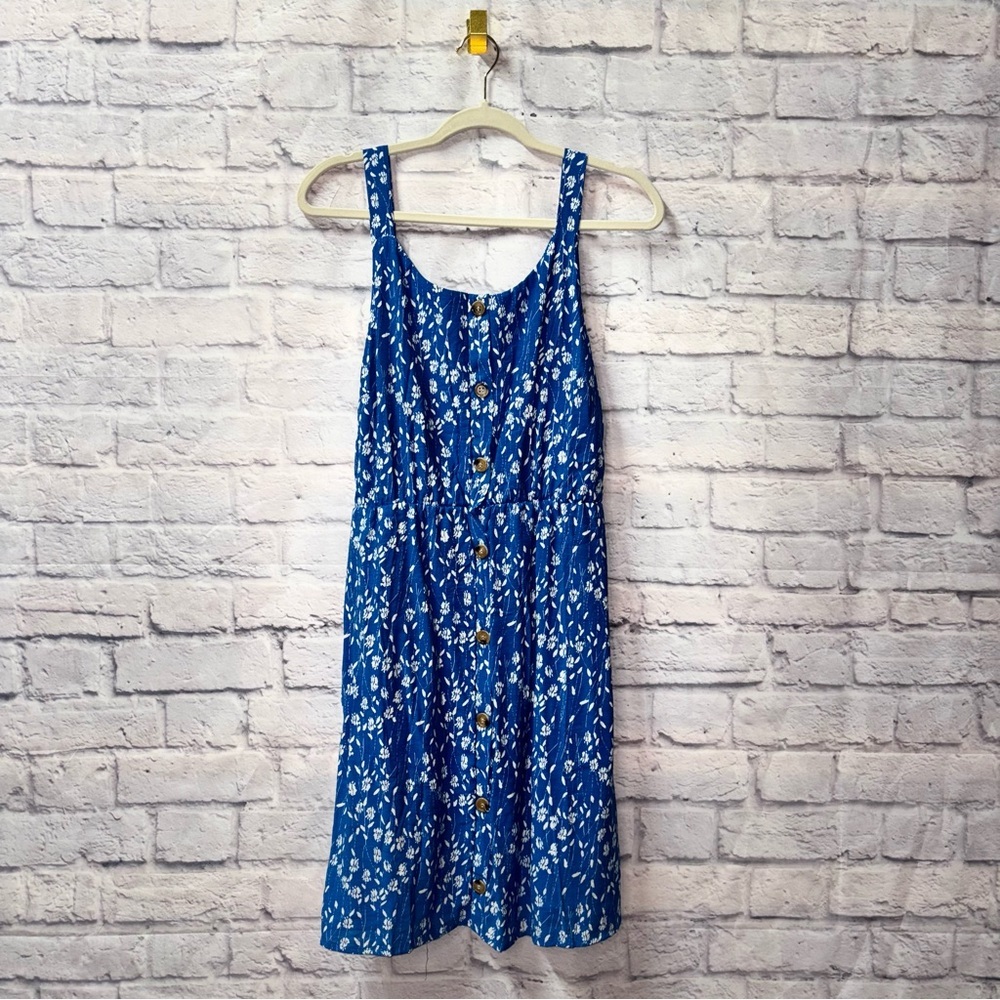 Hayden Blue and White Floral Dress